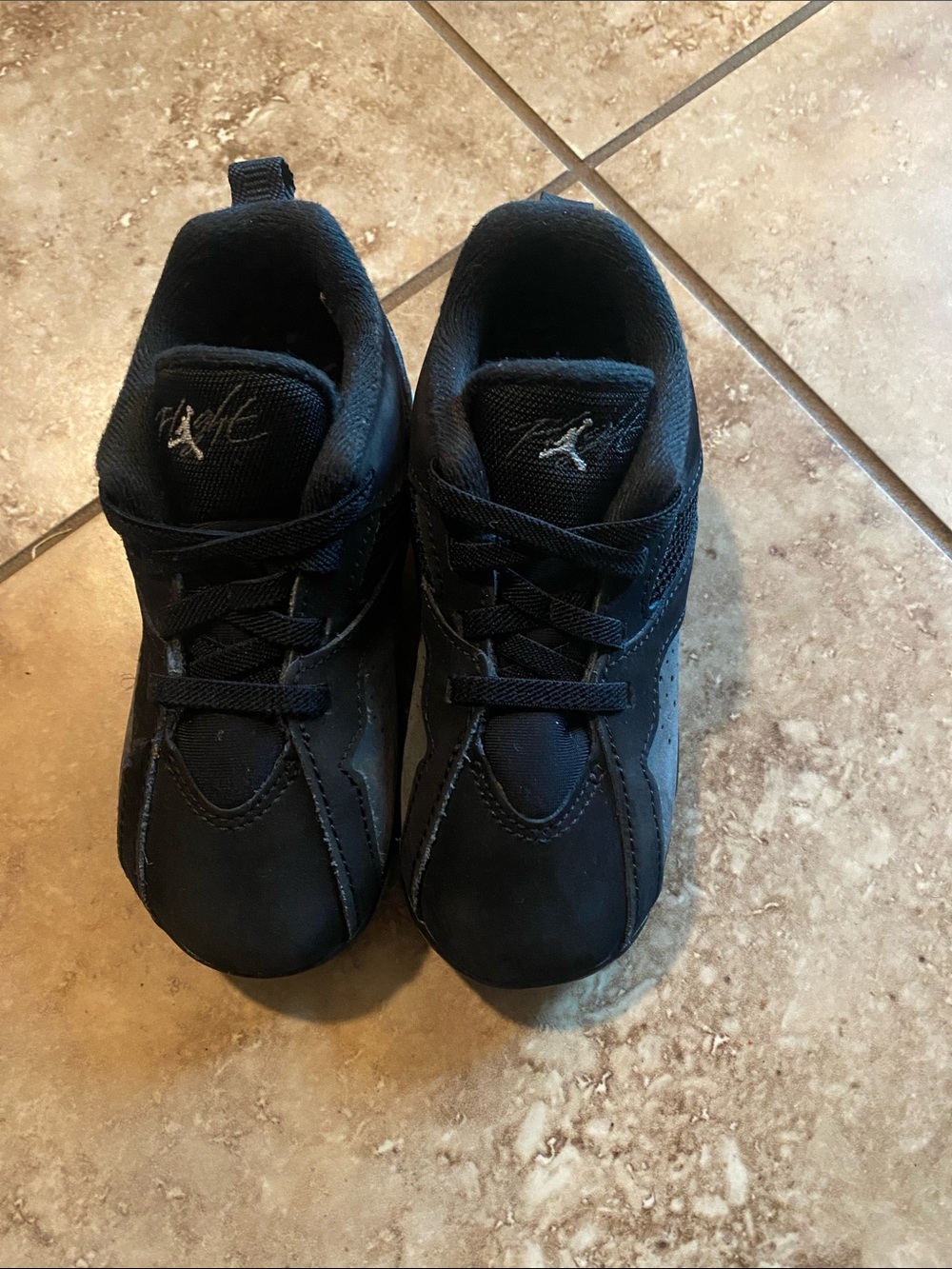Jordan Kids Black Low-Top Sneakers